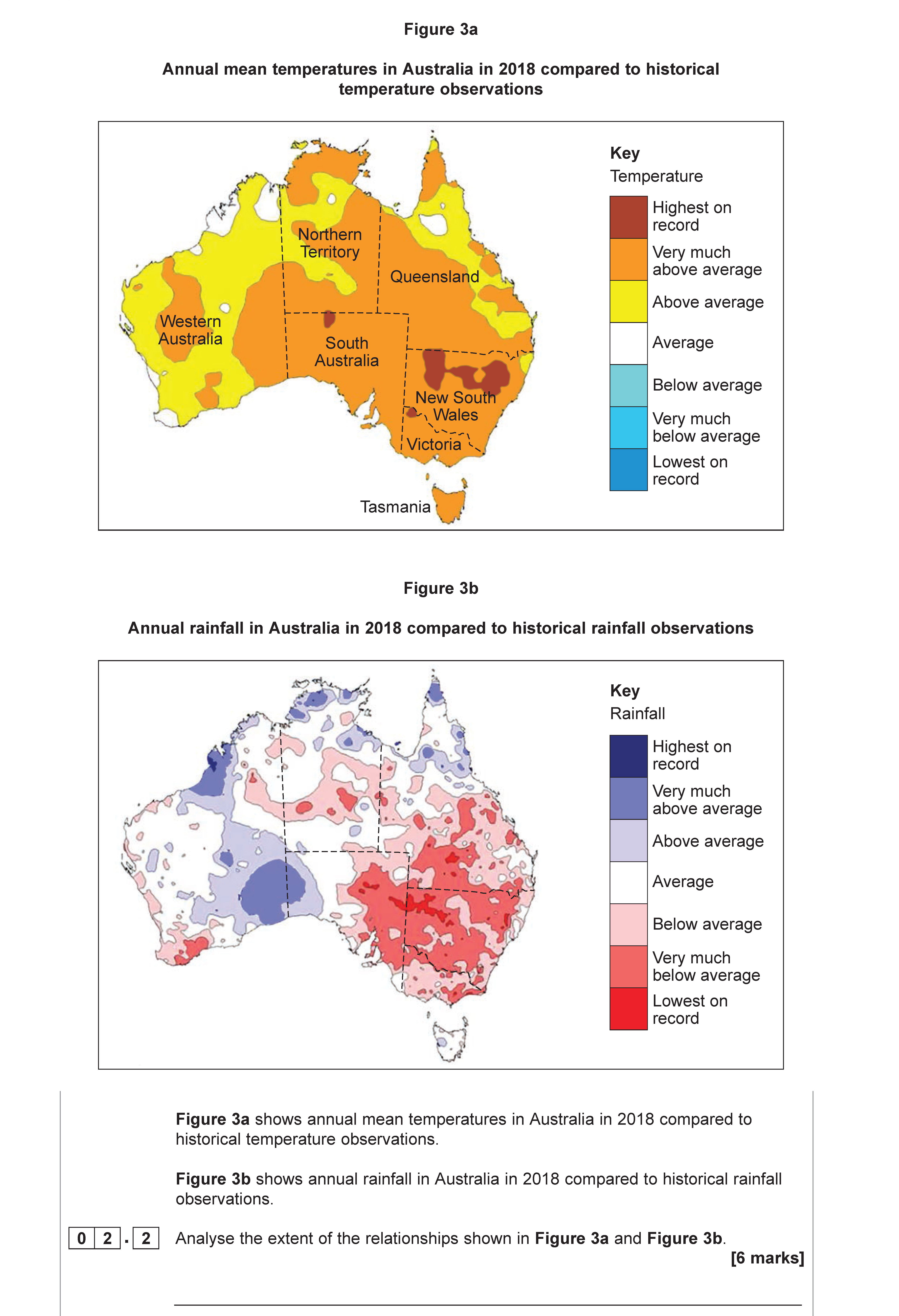 Analyse-the-extent-of-the-relationships-shown-in-Figure-3a-and-Figure-3b-AQA-A-Level Geography-Question 2-2022-Paper 1.png
